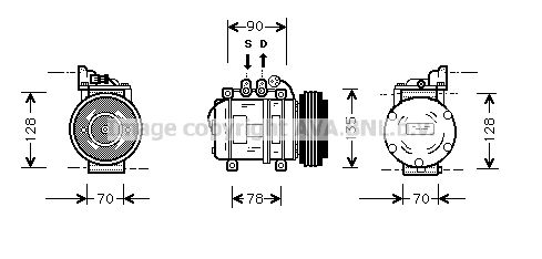 AVA QUALITY COOLING Kompresors, Gaisa kond. sistēma AUK018